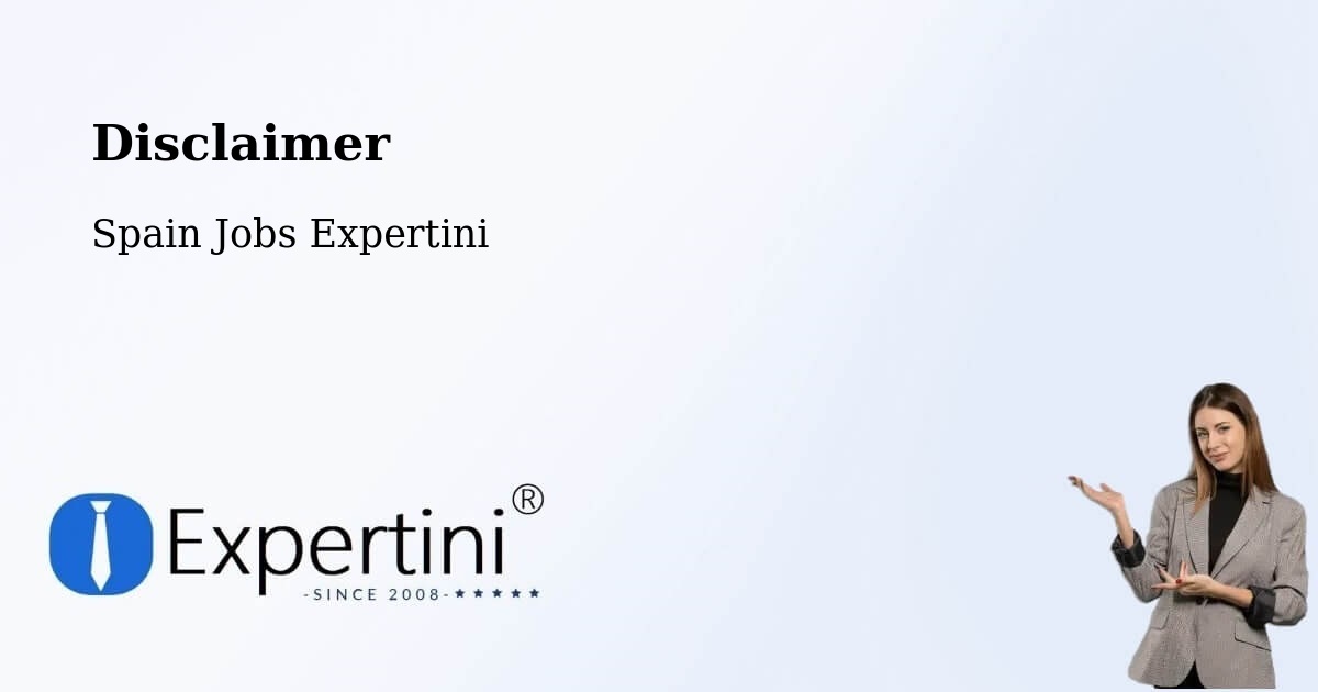 Disclaimer – El Burgo De Ebro - Spain Jobs Expertini